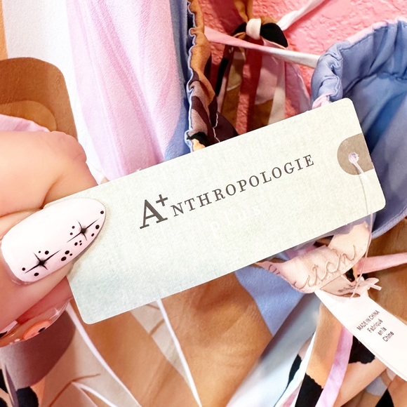 NWT Anthropologie Hutch Bloom Wrap Midi Dress 3X - Picture 4 of 12